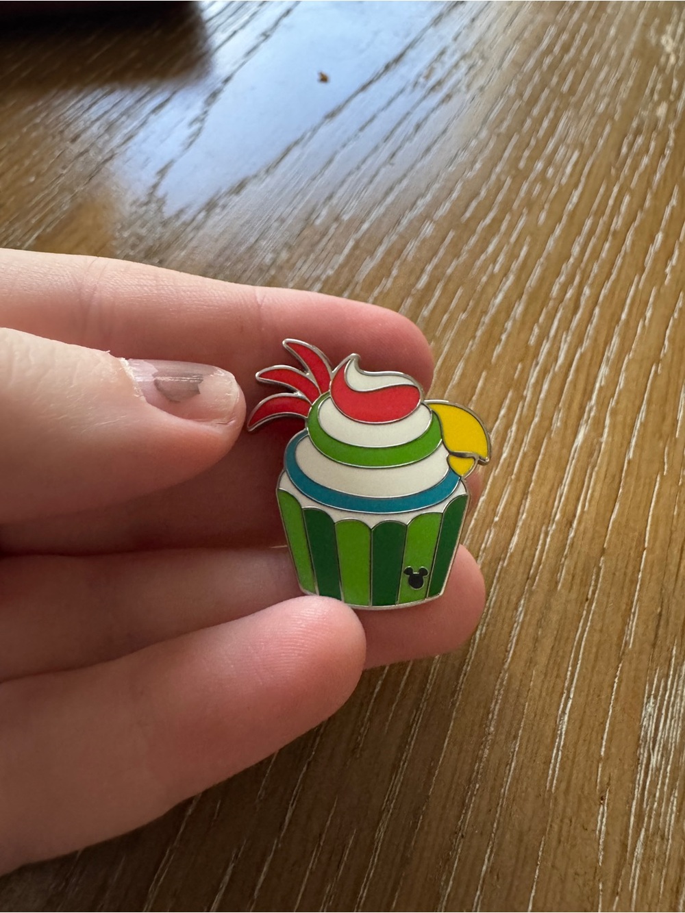 Disney Hidden Mickey Tiki Bird Cupcake Chaser Pin Wave A 2026 Disneyland DLR